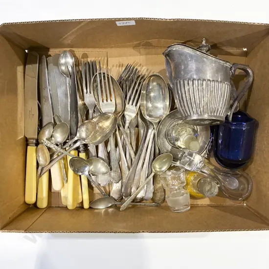 Box Qty of Assorted S/P incl Bone Handled Knives