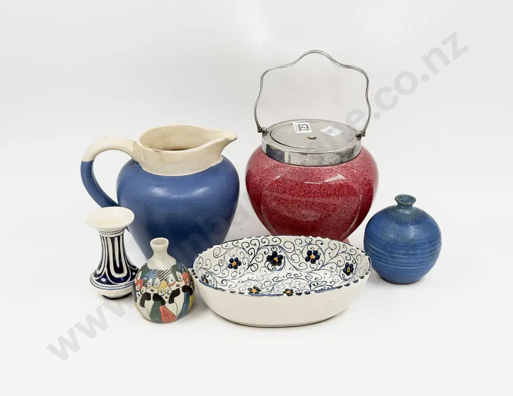 Small Qty of Assorted China & Pottery incl Biscuit Barrel Image 1++