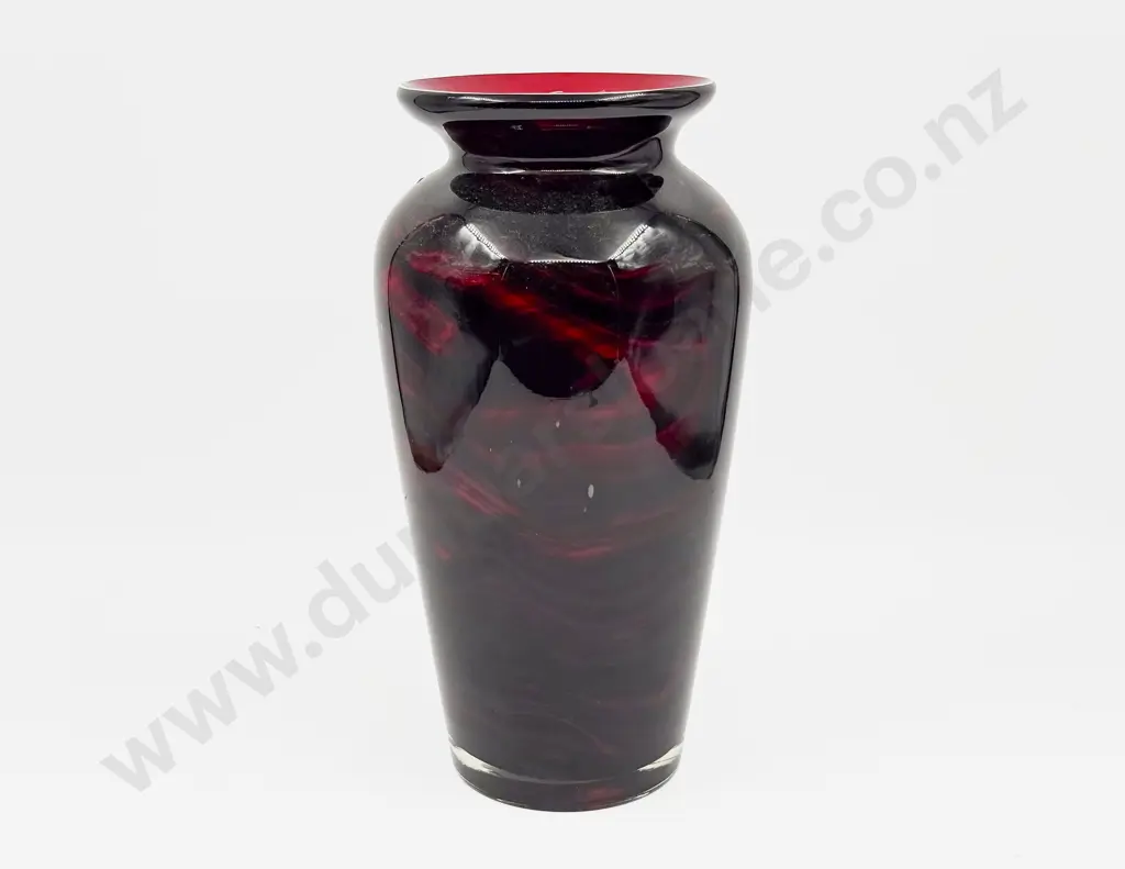Large Studio Art Glass Vase Image 1++