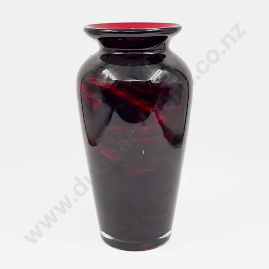 Large Studio Art Glass Vase