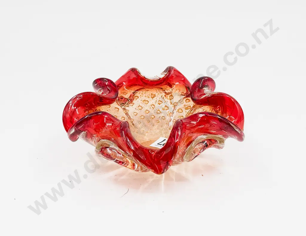 Murano Art Glass Dish Image 1++