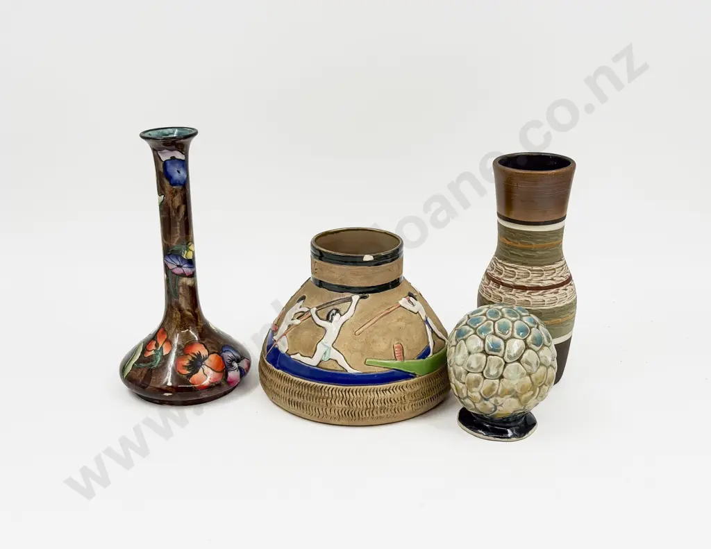 Hancock & Sons "Autumn Pattern" Vase & Assorted Image 1++