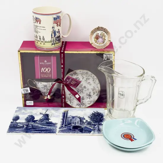 Boxed Royal Albert Cup & Saucer together with Assorted