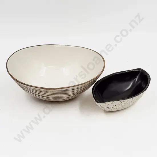 Two Pces of Royce McGlashen Pottery