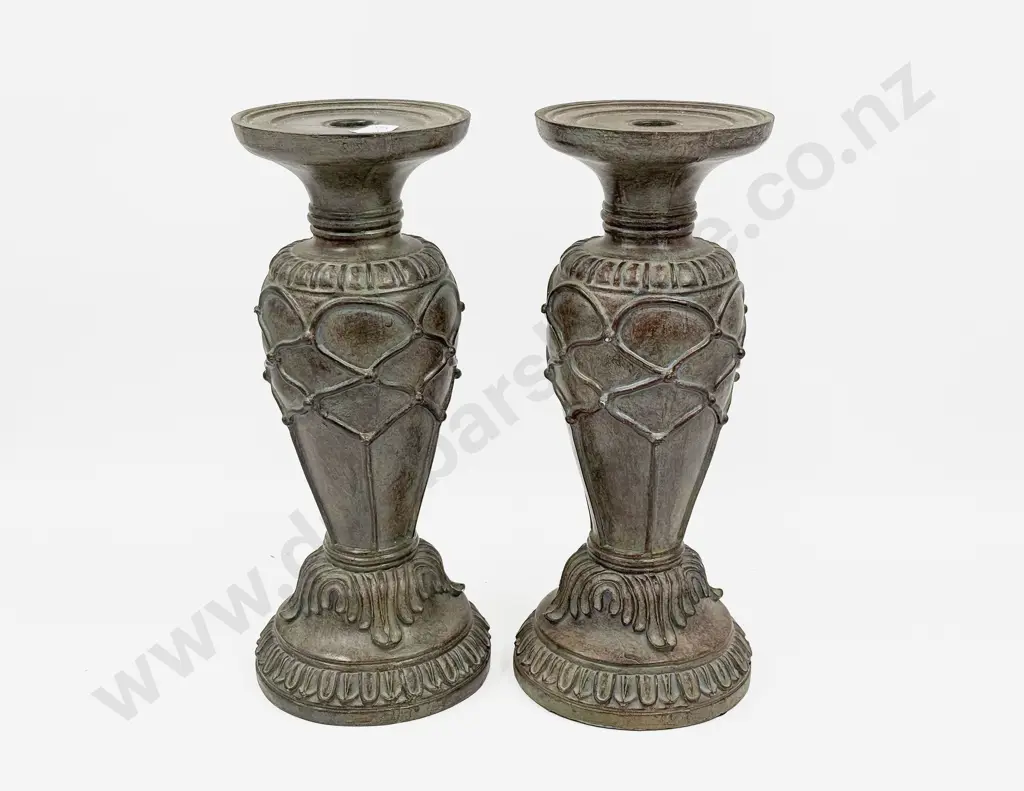Pair of Modern Candlesticks Image 1++
