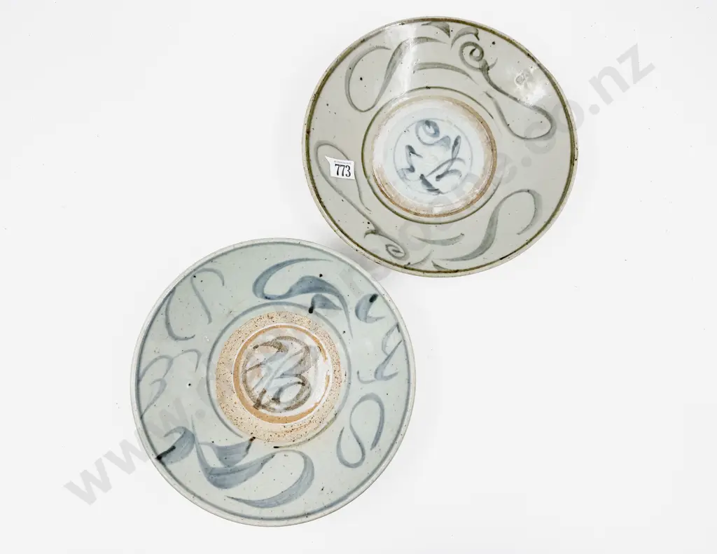 Two Provincial Ming Shallow Bowls Image 1++