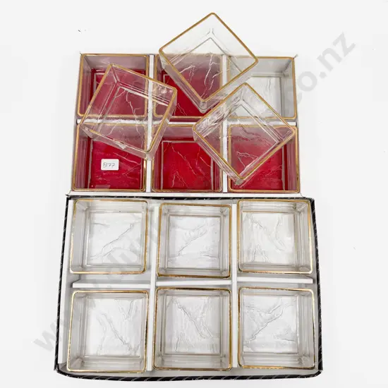 Qty of Assorted Boxed Glass Dishes