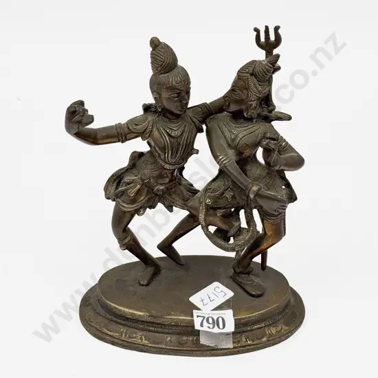 Thai Brass Figure Group of Immortals