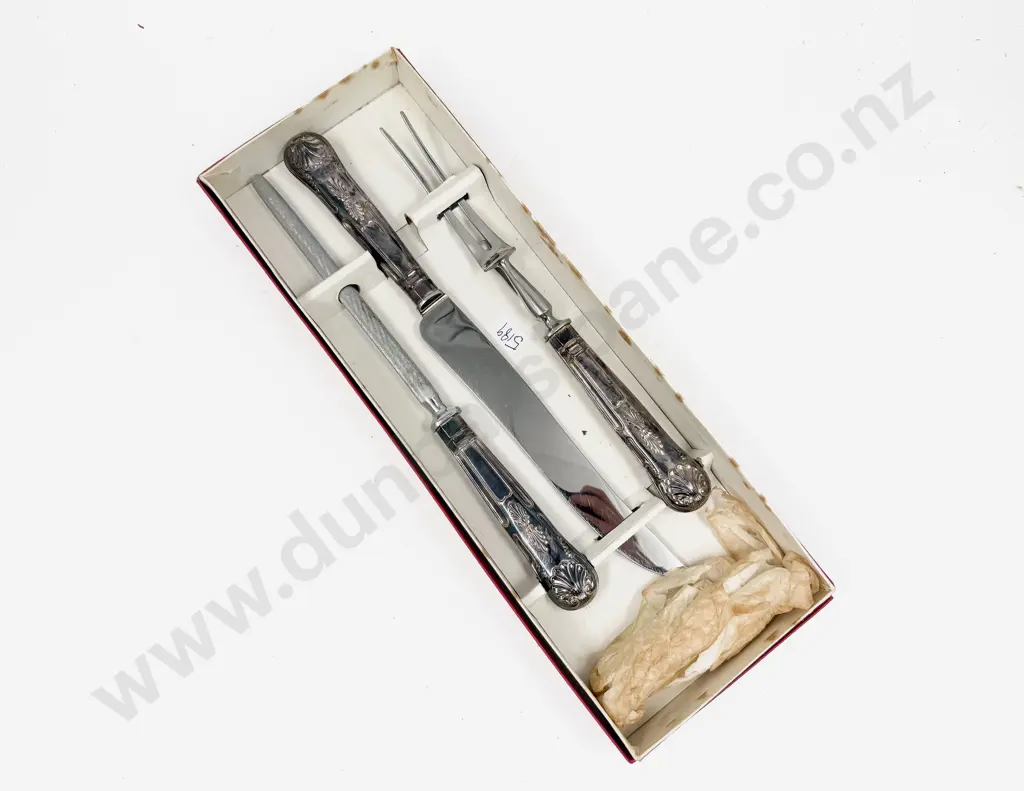 Boxed Kings Pattern S/P Carving Set Image 1++