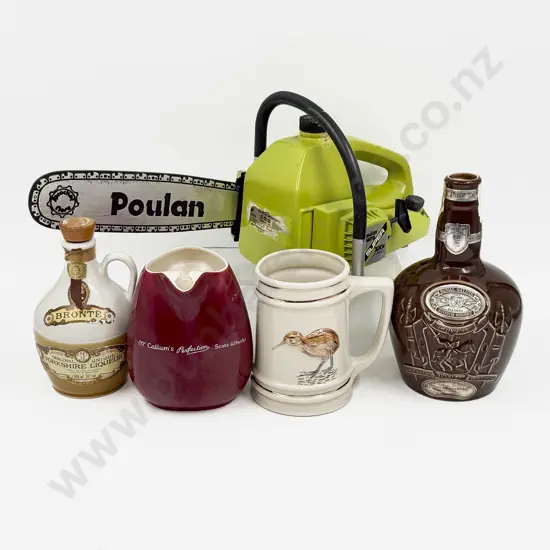 Qty of Assorted Alcohol Advertising & Jim Beam Decanters etc