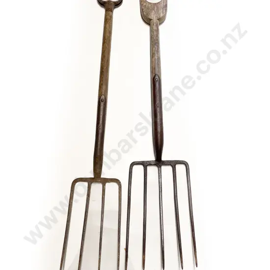 Two Vintage Garden Forks