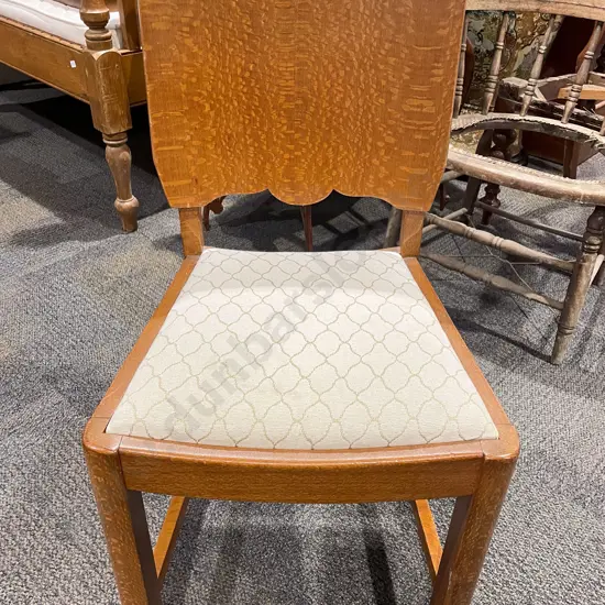 C1950's Single Oak Kitchen Chair