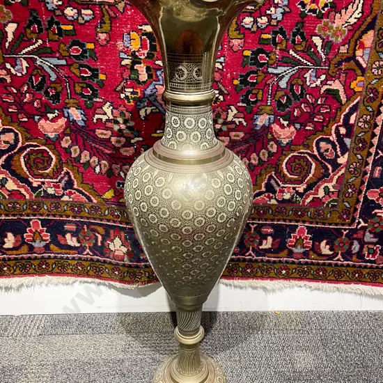 Floor Standing Brass Vase