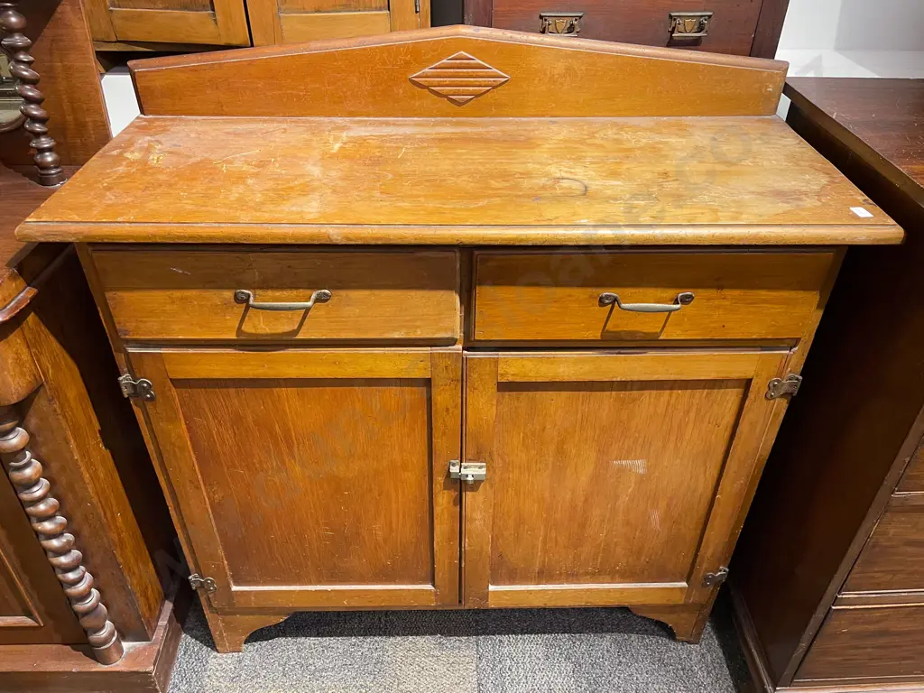 Slender Colonial Kauri Sideboard Image 1++