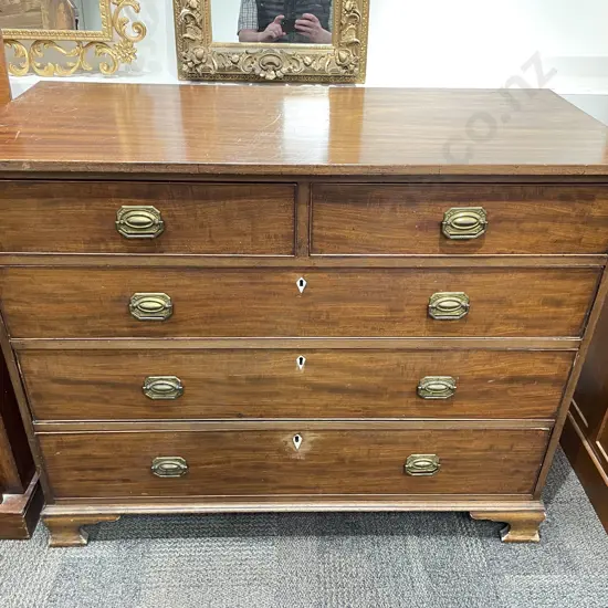 Victorian Mahogany Flat Front Chest of Drawers