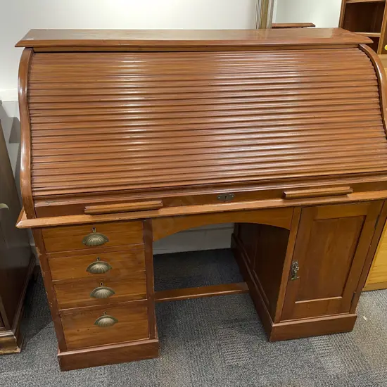Kauri Roll Top Desk