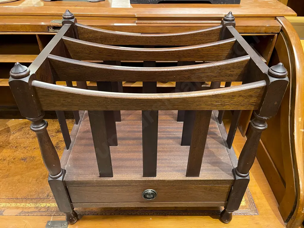 Reproduction Mahogany Canterbury Image 1++