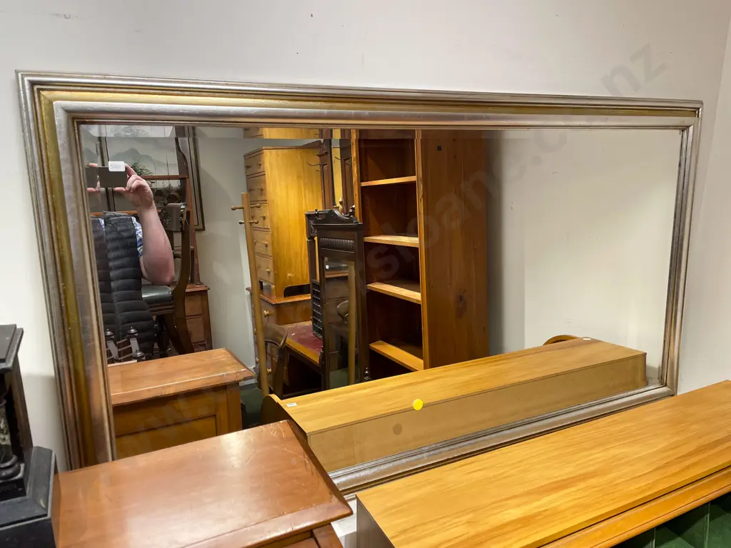 Large Rectangular Bevel Edged Wall Mirror Image 1++