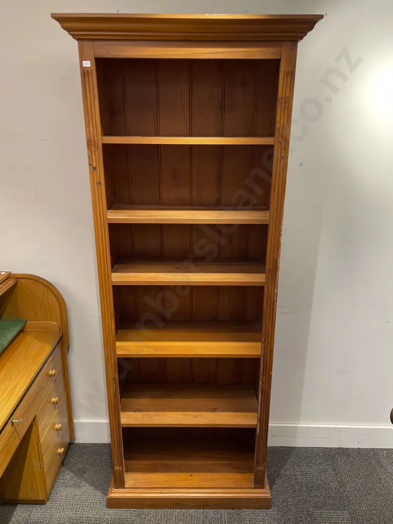 Woodpeckers NZ Made Tall Open Bookcase Image 1++