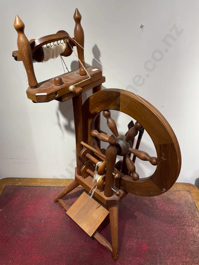 Vintage Spinning Wheel Image 1++