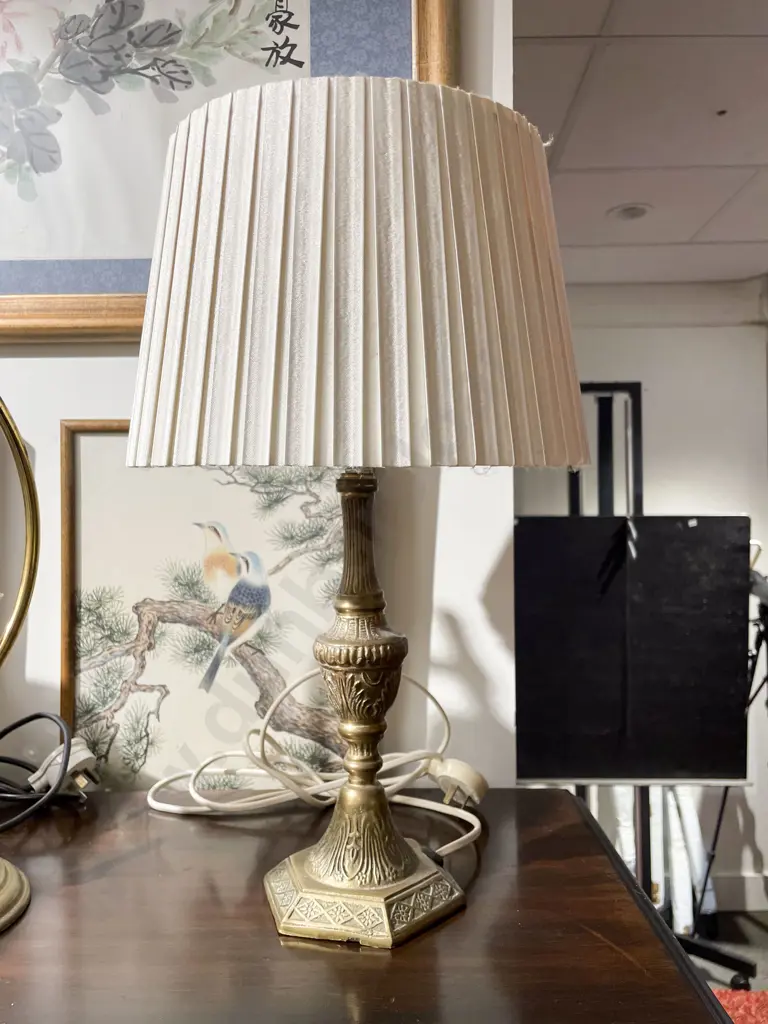 Brass Table Lamp Image 1++