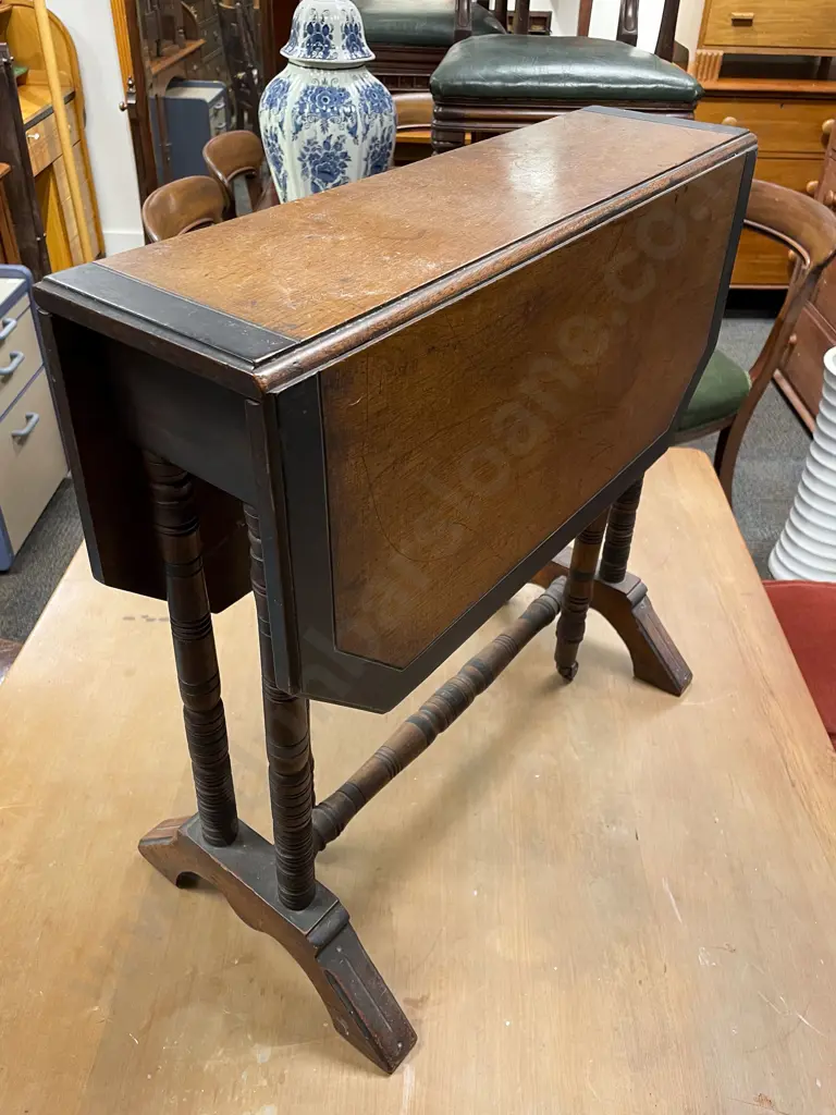 Mahogany Sutherland Tea Table Image 1++