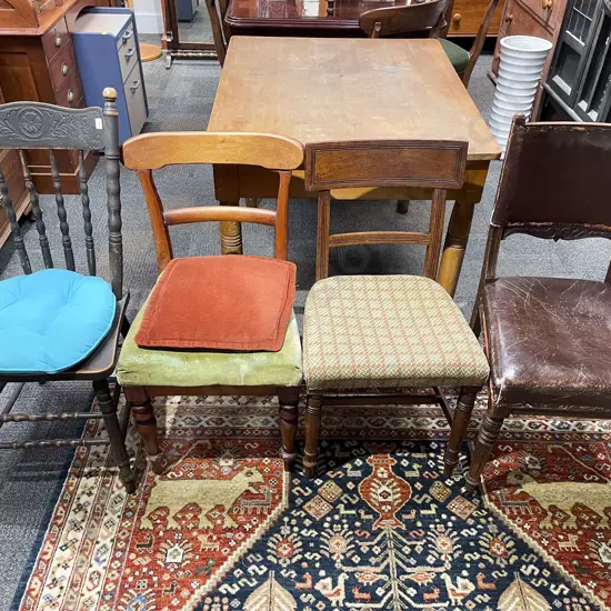 Four Assorted Dining Chairs (faults)