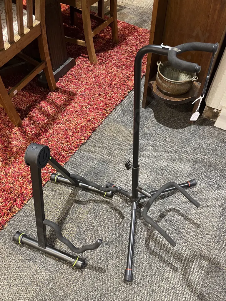 Two Guitar Stands with Two Guitar Bags Image 1++