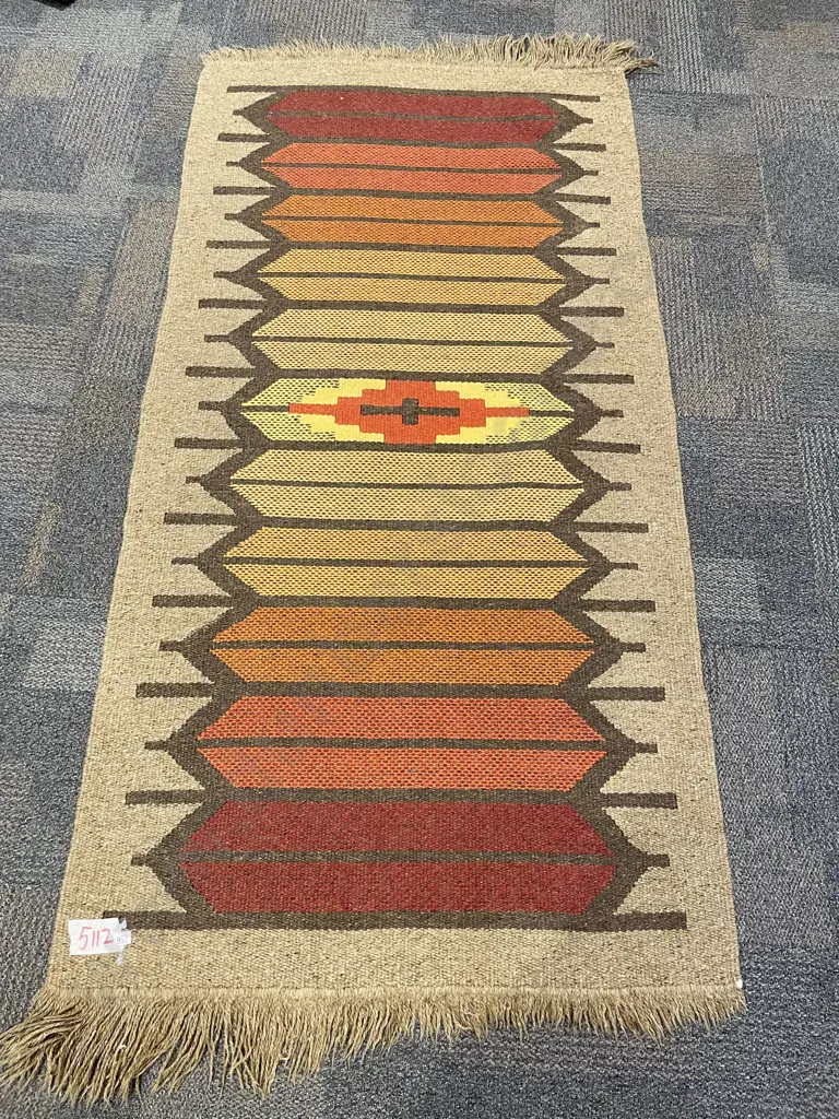 Woollen Tribal Floor Rug Image 1++
