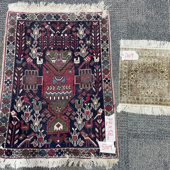 Persian Mat & Small Persian Prayer Rug