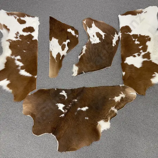 Five Cowhide Mats
