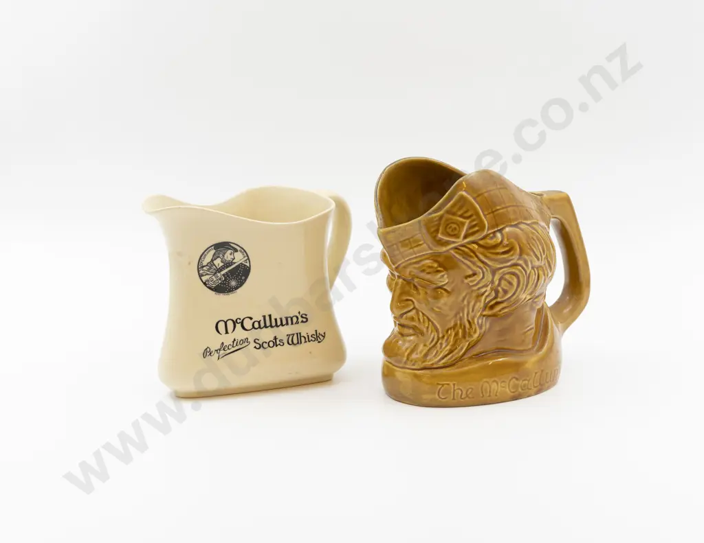 RD McCallums Scotch Whisky Water Jug & Other Character Jug #2119 Image 1++