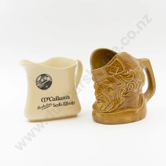 RD McCallums Scotch Whisky Water Jug & Other Character Jug #2119