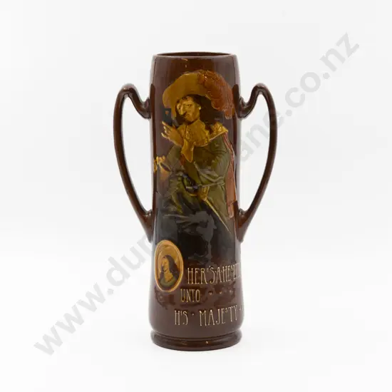 RD Kingsware Handled Long Stem Vase
