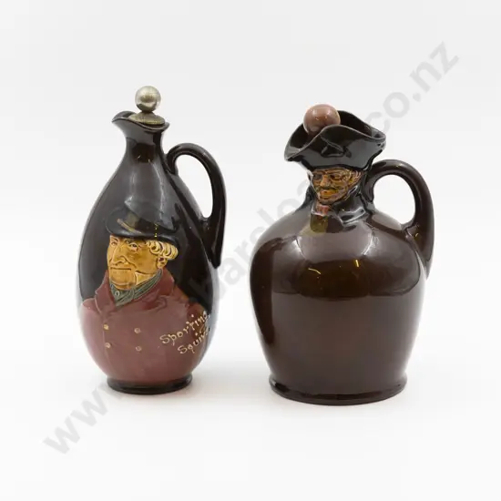 Two RD Kingsware Whisky Decanters