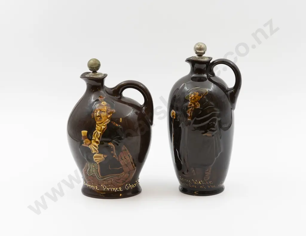 Two RD Kingsware Whisky Decanters Image 1++