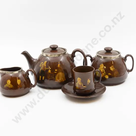 RD Kingsware Three Pce Teaset & Coffee Cup and Saucer