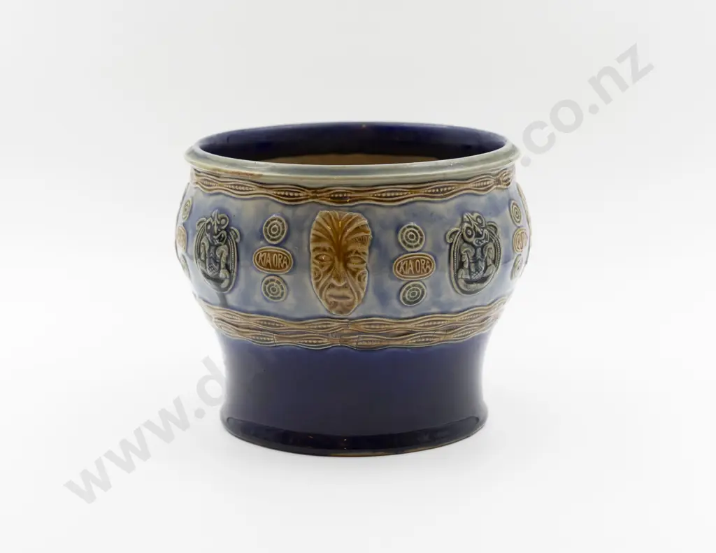 Royal Doulton "Kia Ora" Ware Jardiniere 19cm H Image 1++