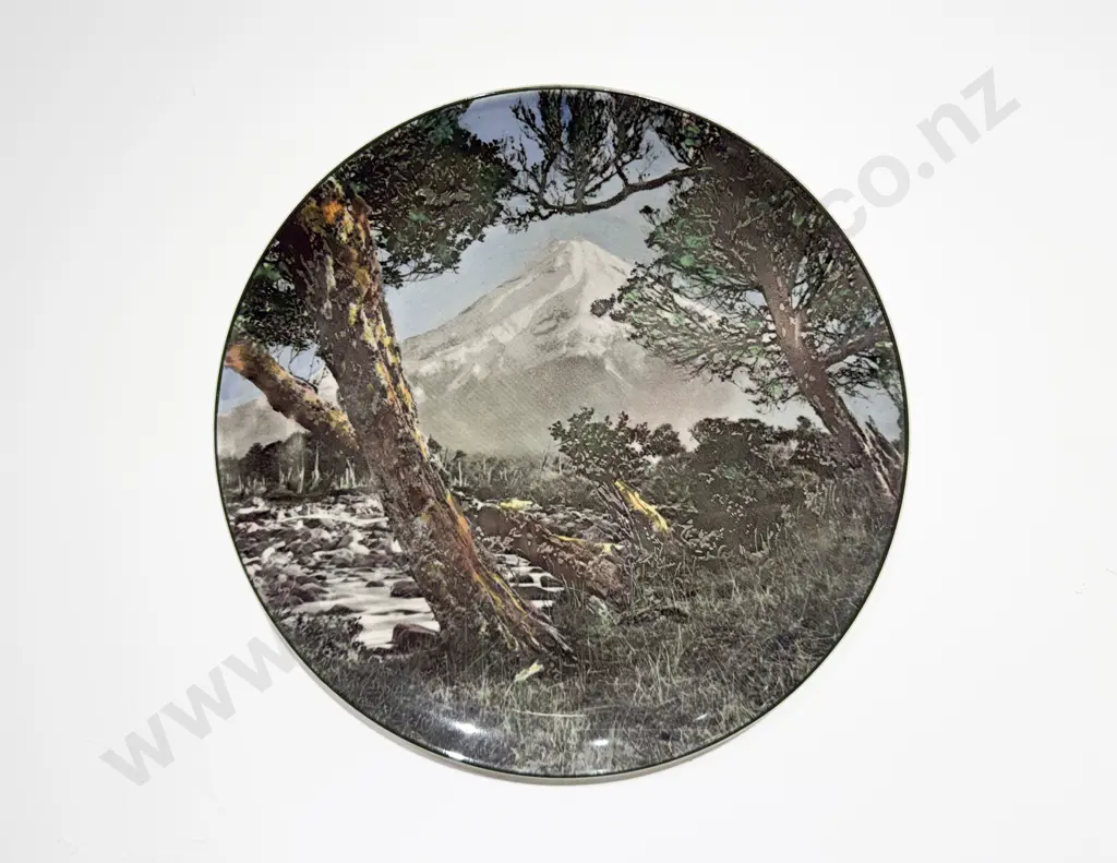 Royal Doulton Mt Taranaki Decorative Plate 26cm Dia Image 1++
