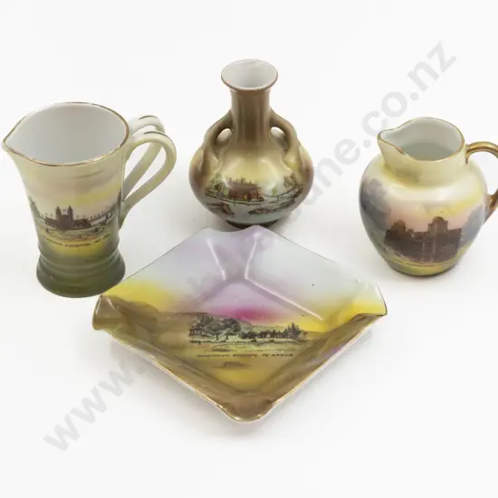 Four Pieces Royal Bayreuth NZ Souvenir Ware