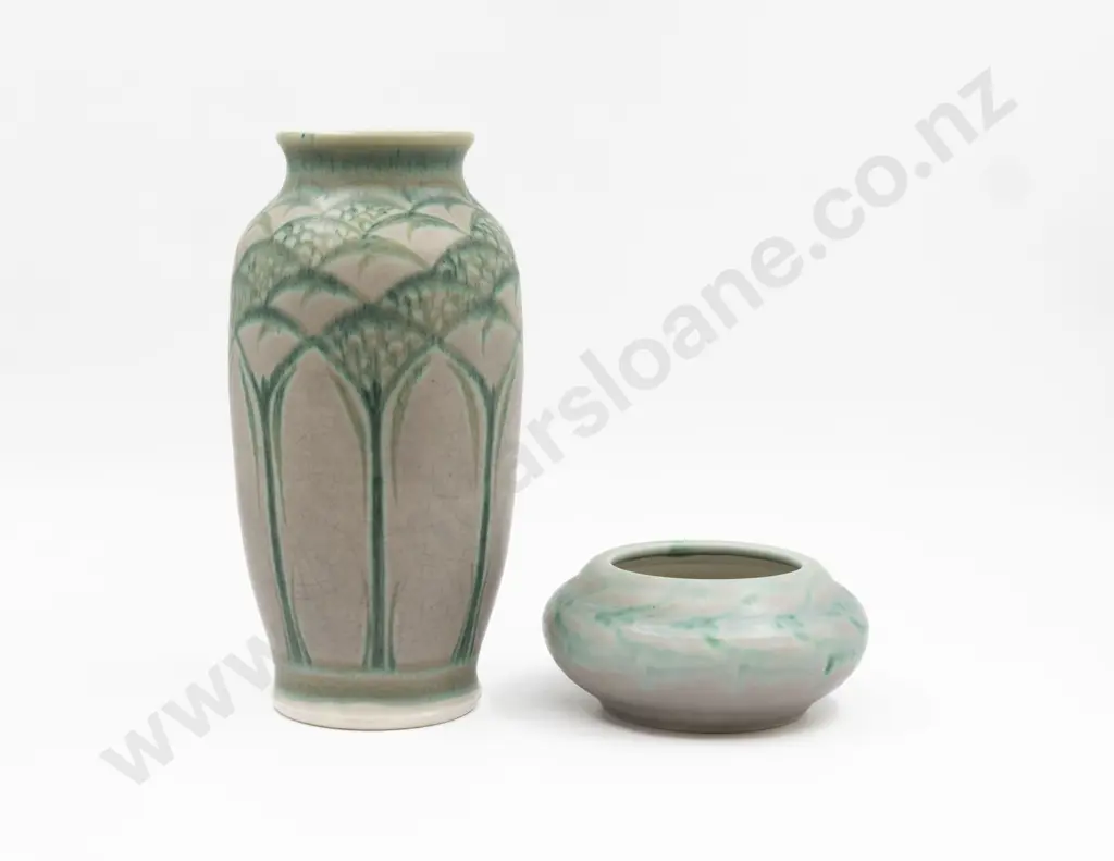 Pilkingtons Royal Lancastrian Lapis Ware Mantel Vase by Gladys Rodgers  31cm H Image 1++