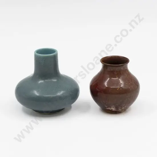 Two British Studio Pottery Posy Pots