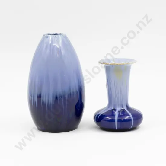 Two Aultcliff British Studio Pottery Vases 17cm & 11.5cm H