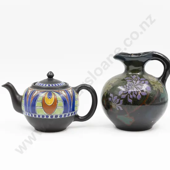 Gouda Holland Teapot & Jug - Tallest 19cm H