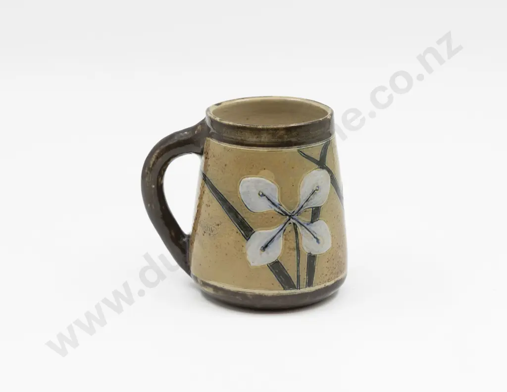 Martin Brothers Iris Decorated Mug 11.5cm H Image 1++
