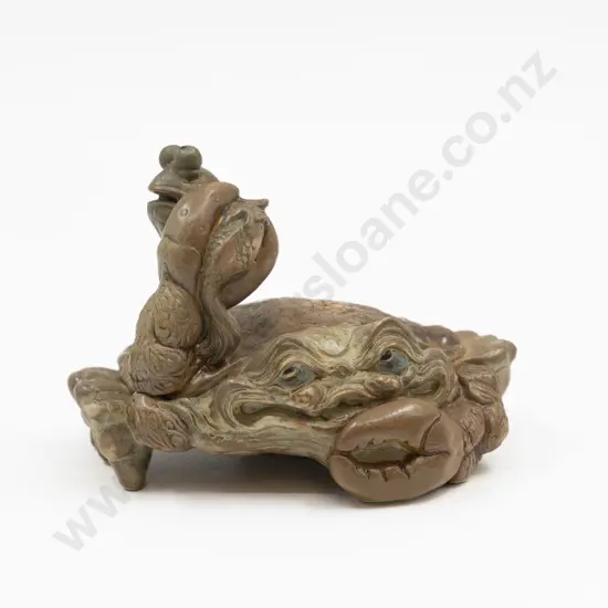 Cobridge Stoneware Grotesque Crab "Claude" 14cm L
