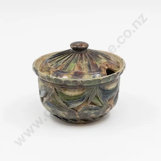 Unknown Maker Lidded Sugar Basin 12.5cm Dia