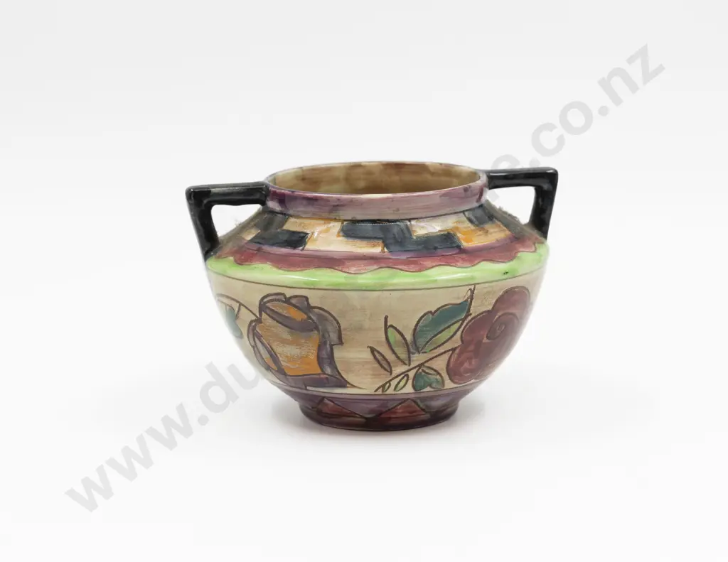 Shorter & Sons Hand-Painted Vase 12cm H Image 1++