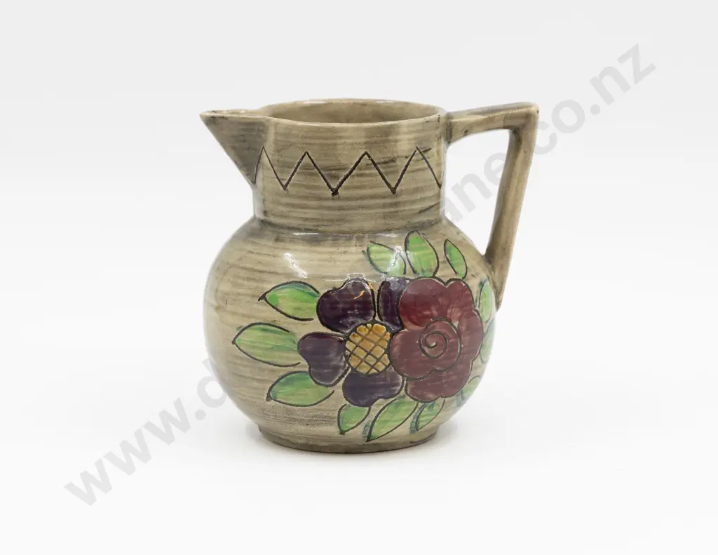 Shorter & Sons Mabel Leigh Hand-Painted Jug 15.5cm H Image 1++