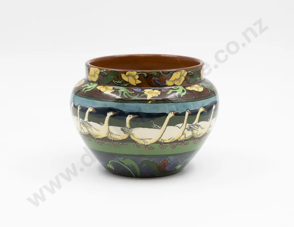 The Foley Pottery (Later Shelley) "Intarsio" Planter 12cm H Image 1++